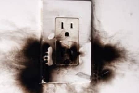 Burned Outlet Repairs Thumbnail